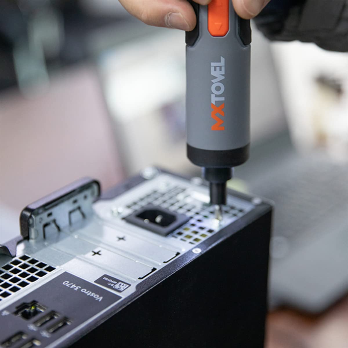 Verilux Handheld Electric Screwdriver Kit - 4V Cordless Electric Screwdriver, LED Work Light, 26 pieces Screwdriver Bits, Screw Adapter, Tool Case, USB C Cable, Power Screwdriver(Grey) Verilux Handheld Electric Screwdriver Kit - 4V Cordless Electric Screwdriver, LED Work Light, 26 pieces Screwdriver Bits, Screw Adapter, Tool Case, USB C Cable, Power Screwdriver(Grey)
